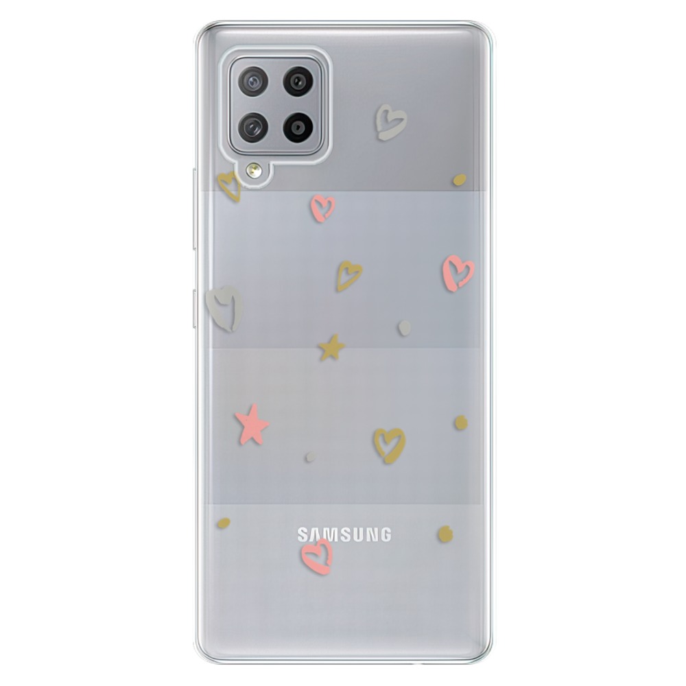 Odolné silikonové pouzdro iSaprio - Lovely Pattern - Samsung Galaxy A42