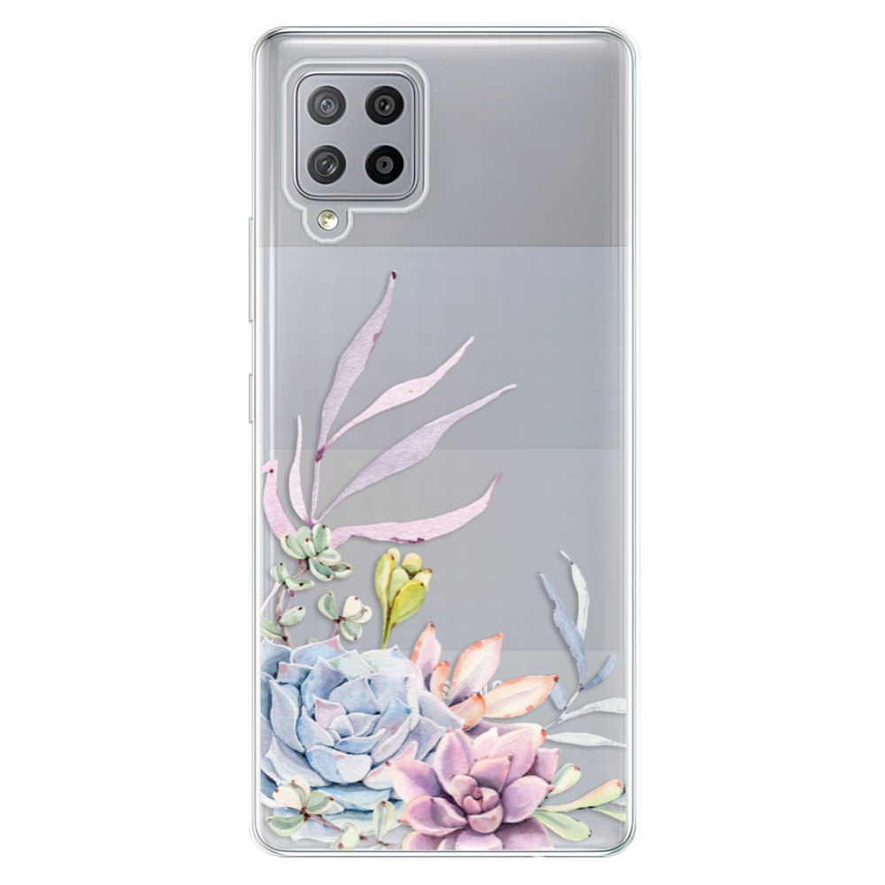 Odolné silikonové pouzdro iSaprio - Succulent 01 - Samsung Galaxy A42