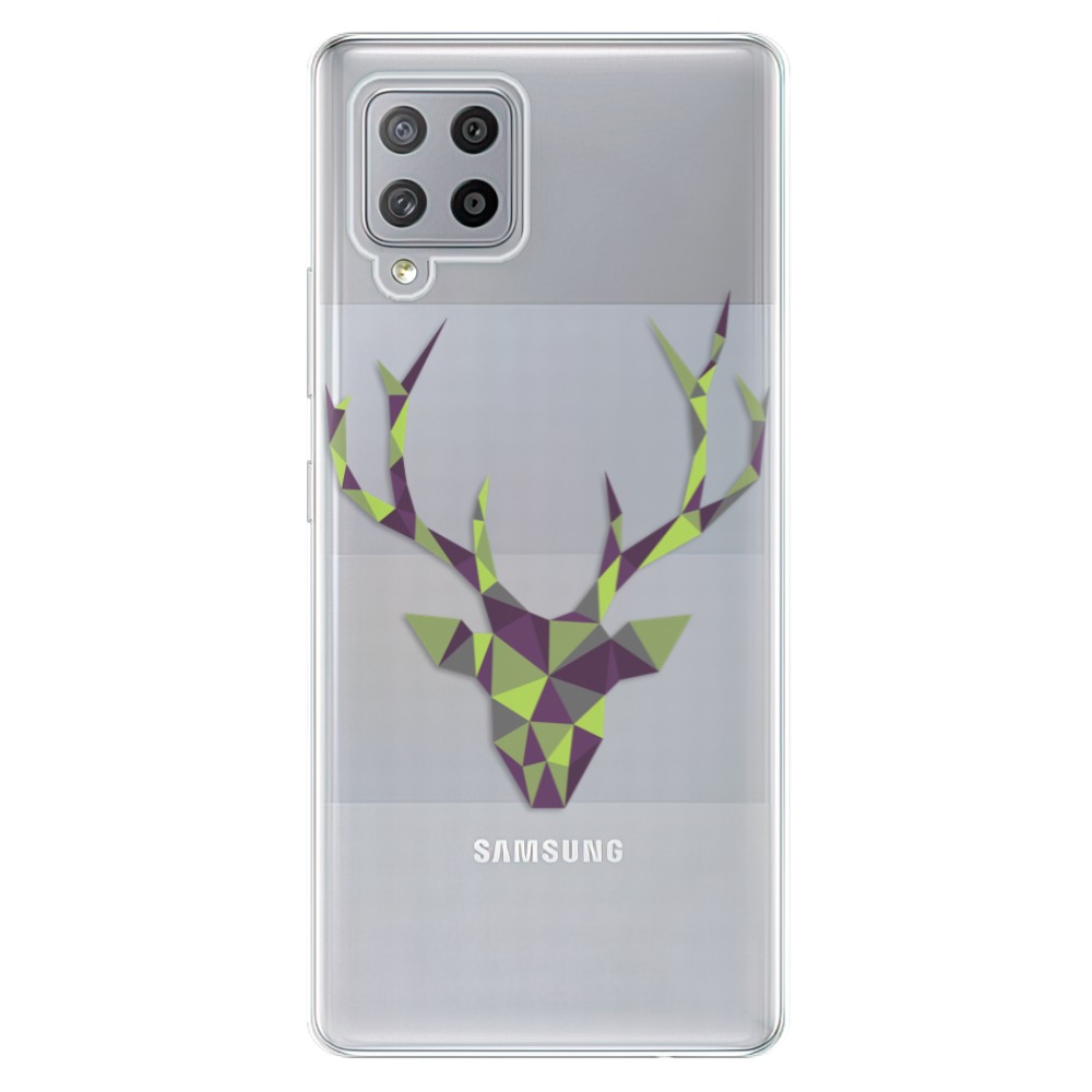 Odolné silikonové pouzdro iSaprio - Deer Green - Samsung Galaxy A42