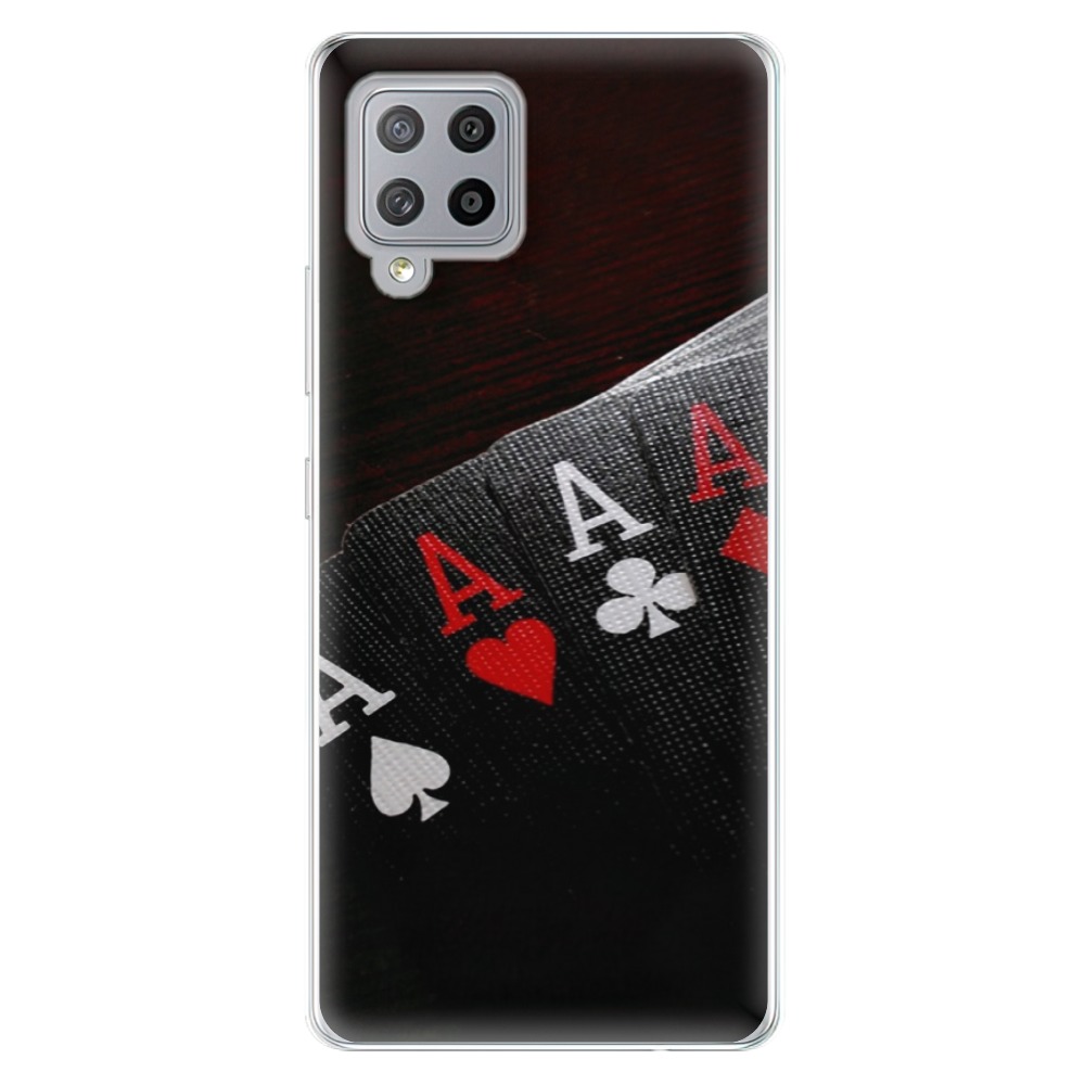 Odolné silikonové pouzdro iSaprio - Poker na mobil Samsung Galaxy A42 5G (Odolný silikonový kryt, obal, pouzdro iSaprio - Poker na mobilní telefon Samsung Galaxy A42 5G)