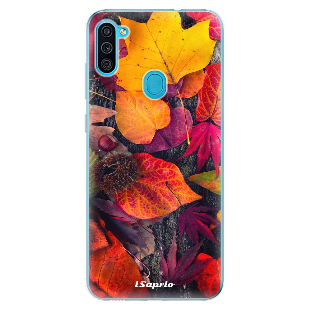 Odolné silikonové pouzdro iSaprio - Autumn Leaves 03 - Samsung Galaxy M11