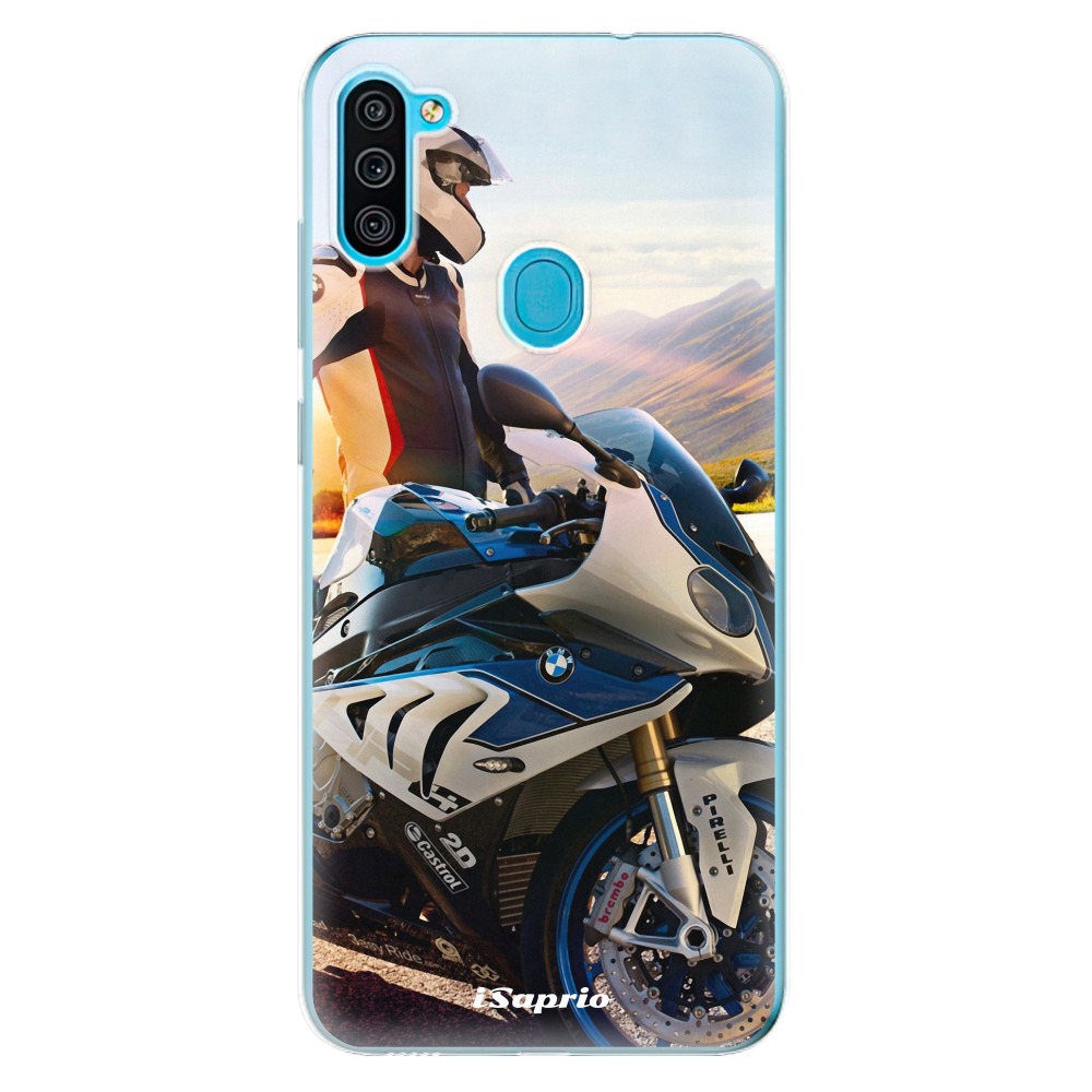 Odolné silikonové pouzdro iSaprio - Motorcycle 10 - Samsung Galaxy M11