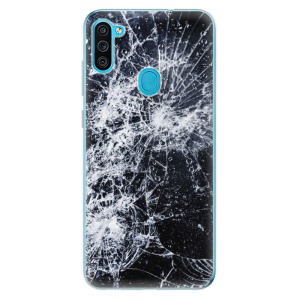 Odolné silikonové pouzdro iSaprio - Cracked na mobil Samsung Galaxy M11