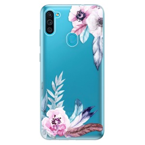 Odolné silikonové pouzdro iSaprio - Flower Pattern 04 na mobil Samsung Galaxy M11