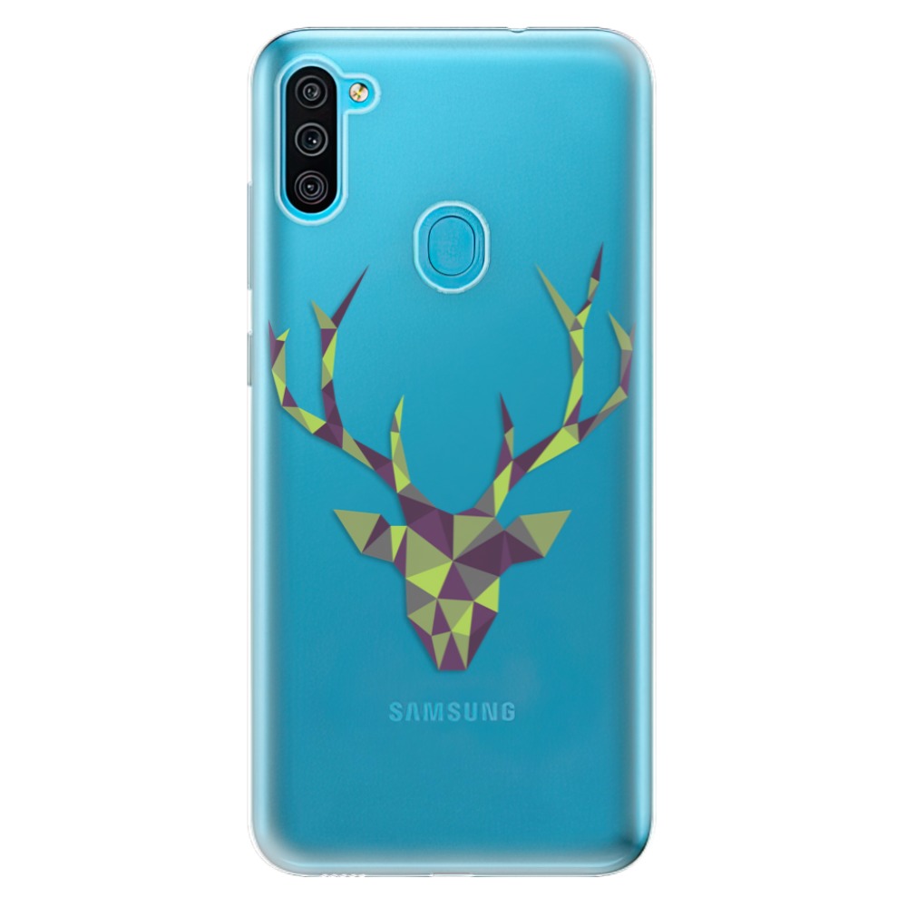 Odolné silikonové pouzdro iSaprio - Deer Green - Samsung Galaxy M11