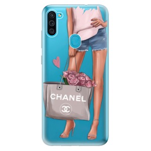 Odolné silikonové pouzdro iSaprio - Fashion Bag na mobil Samsung Galaxy M11
