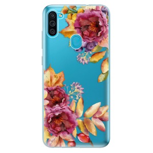 Odolné silikonové pouzdro iSaprio - Fall Flowers na mobil Samsung Galaxy M11