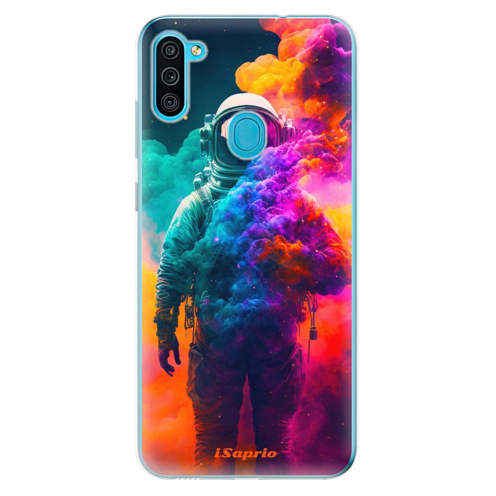Odolné silikonové pouzdro iSaprio - Astronaut in Colors - Samsung Galaxy M11