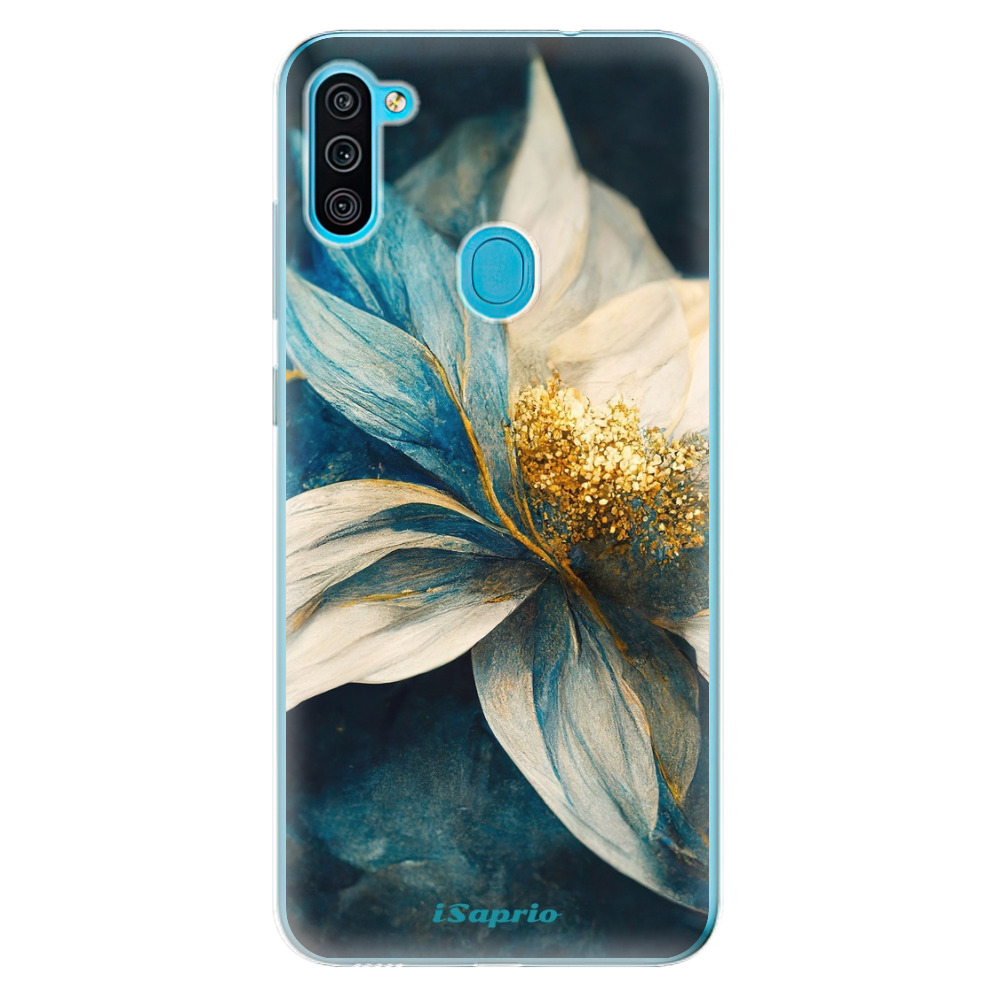 Odolné silikonové pouzdro iSaprio - Blue Petals - Samsung Galaxy M11