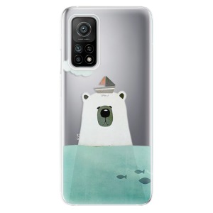 Odolné silikonové pouzdro iSaprio - Bear With Boat na mobil Xiaomi Mi 10T / Xiaomi Mi 10T Pro