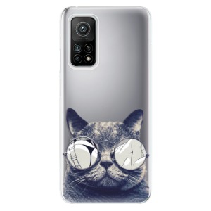 Odolné silikonové pouzdro iSaprio - Crazy Cat 01 na mobil Xiaomi Mi 10T / Xiaomi Mi 10T Pro