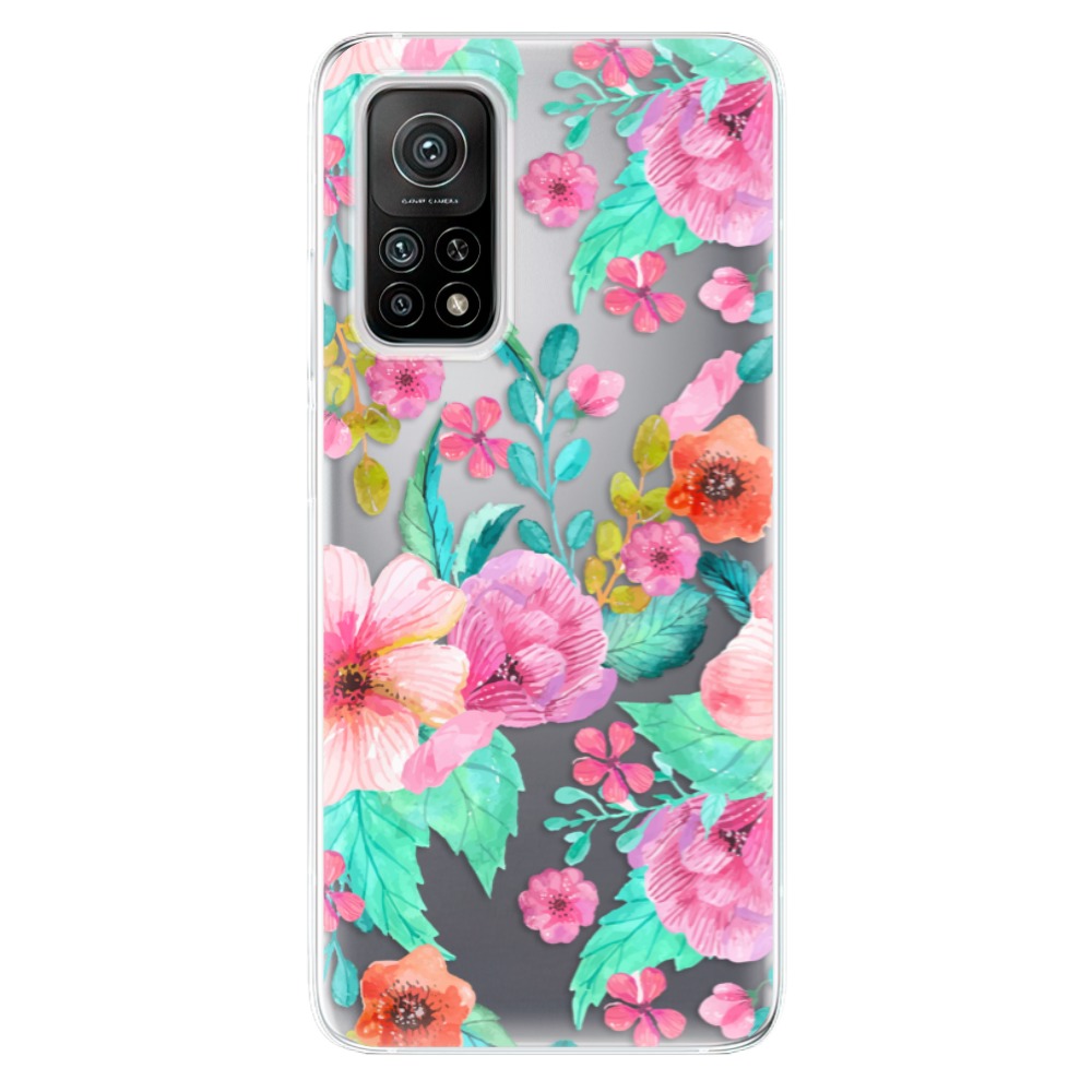 Odolné silikonové pouzdro iSaprio - Flower Pattern 01 - Xiaomi Mi 10T / Mi 10T Pro