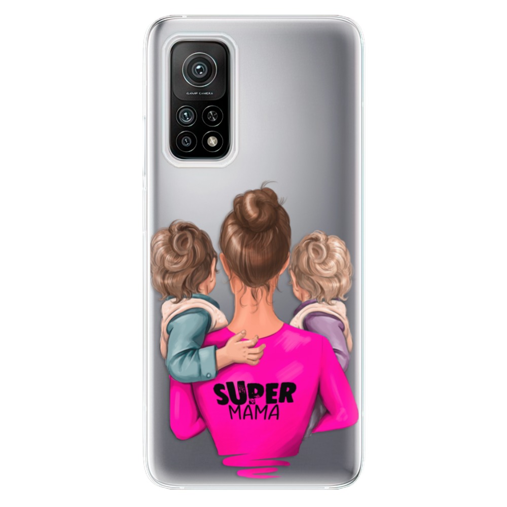 Odolné silikonové pouzdro iSaprio - Super Mama - Two Boys - Xiaomi Mi 10T / Mi 10T Pro
