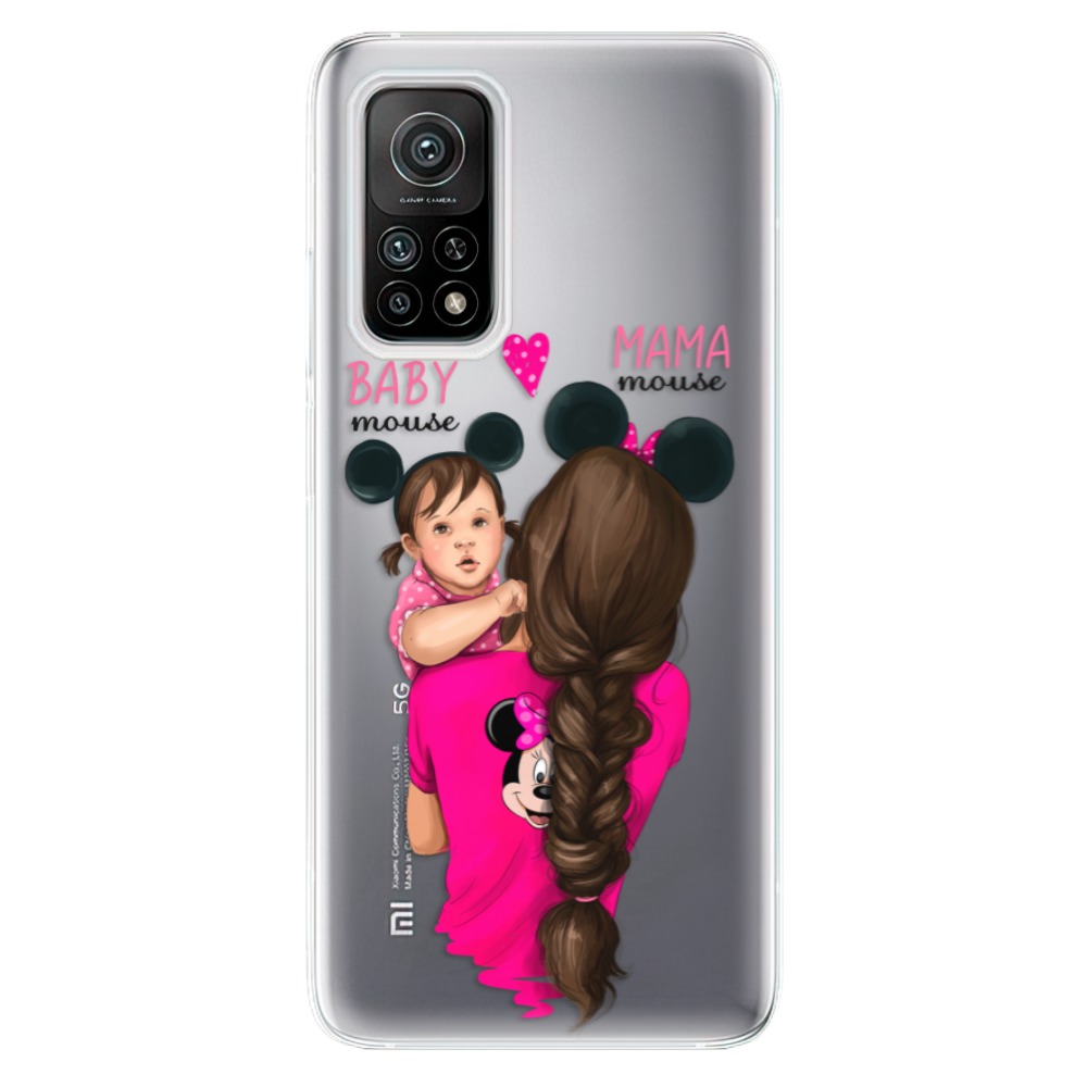 Odolné silikonové pouzdro iSaprio - Mama Mouse Brunette and Girl - Xiaomi Mi 10T / Mi 10T Pro