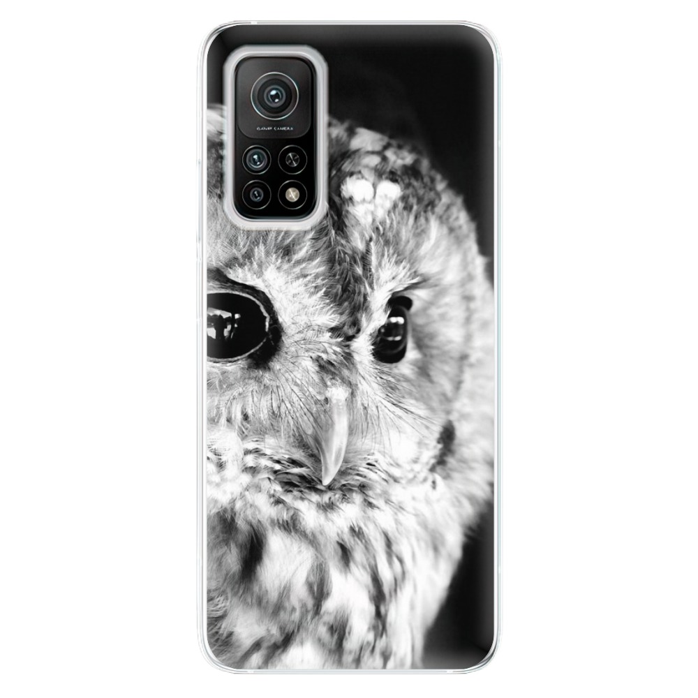 Odolné silikonové pouzdro iSaprio - BW Owl - Xiaomi Mi 10T / Mi 10T Pro