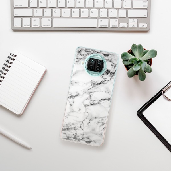 Silikonové pouzdro iSaprio - Xiaomi Mi 10T Lite - White Marble 01