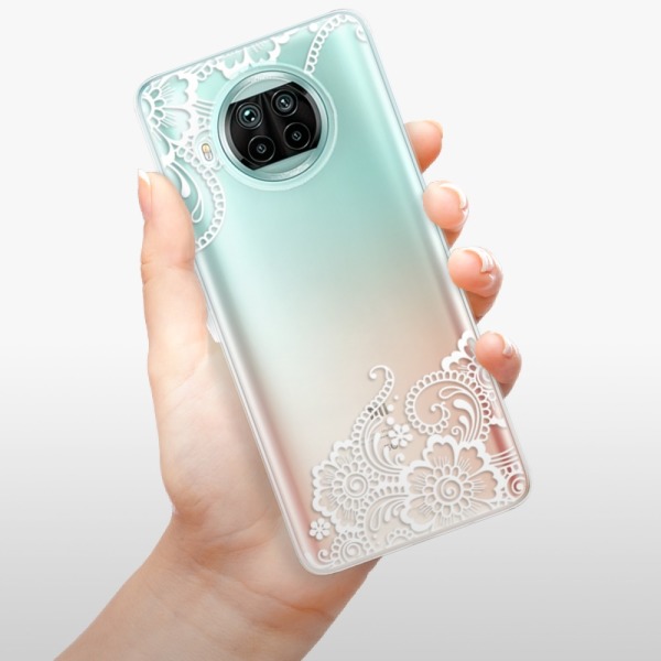 Silikonové pouzdro iSaprio - Xiaomi Mi 10T Lite - White Lace 02