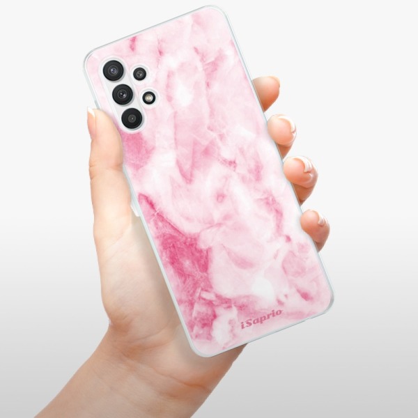 Silikonové pouzdro iSaprio - Samsung Galaxy A32 5G - RoseMarble 16