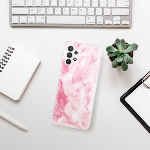 Silikonové pouzdro iSaprio - Samsung Galaxy A32 5G - RoseMarble 16