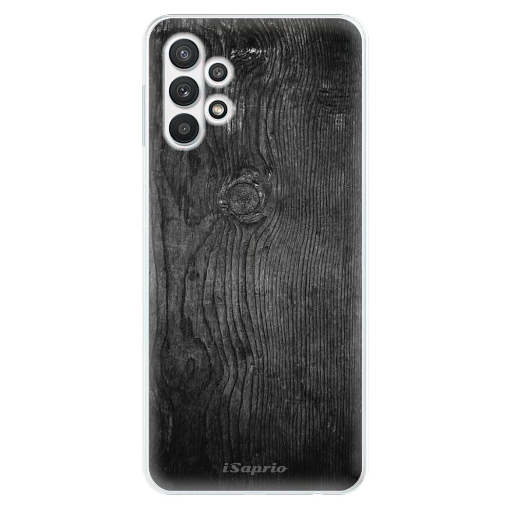 Odolné silikonové pouzdro iSaprio - Black Wood 13 na mobil Samsung Galaxy A32 5G (Odolný silikonový kryt, obal, pouzdro iSaprio - Black Wood 13 na mobilní telefon Samsung Galaxy A32 5G)