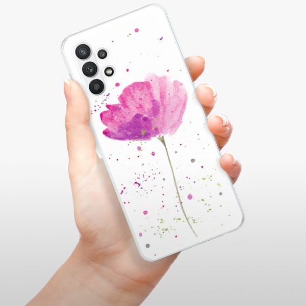 Silikonové pouzdro iSaprio - Samsung Galaxy A32 5G - Poppies