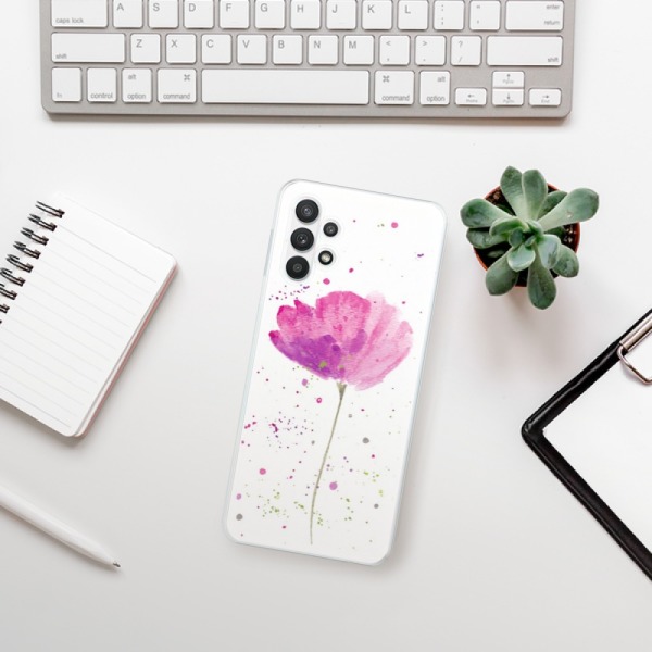 Silikonové pouzdro iSaprio - Samsung Galaxy A32 5G - Poppies