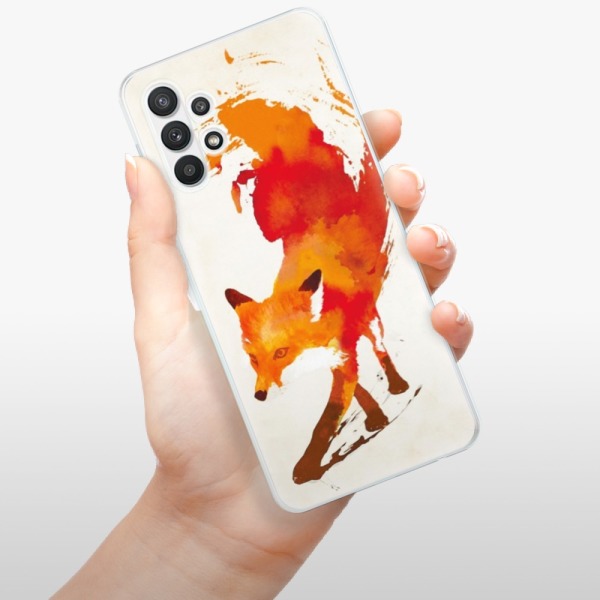 Silikonové pouzdro iSaprio - Samsung Galaxy A32 5G - Fast Fox