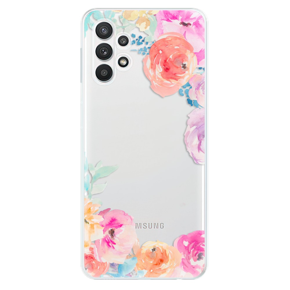 Odolné silikonové pouzdro iSaprio - Flower Brush - Samsung Galaxy A32 5G