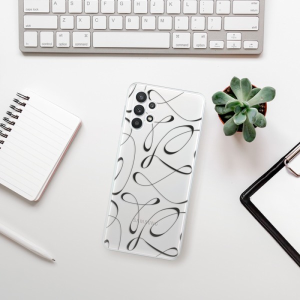 Silikonové pouzdro iSaprio - Samsung Galaxy A32 5G - Fancy black