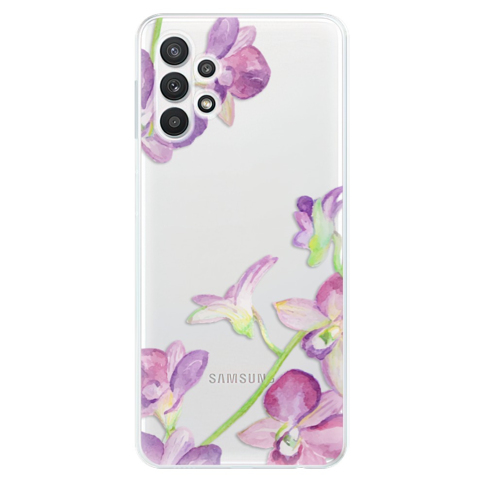 Odolné silikonové pouzdro iSaprio - Purple Orchid na mobil Samsung Galaxy A32 5G (Odolný silikonový kryt, obal, pouzdro iSaprio - Purple Orchid na mobilní telefon Samsung Galaxy A32 5G)