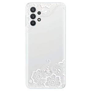 Silikonové pouzdro iSaprio - Samsung Galaxy A32 5G - White Lace 02