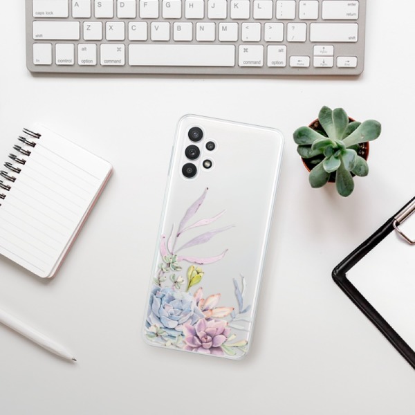 Silikonové pouzdro iSaprio - Samsung Galaxy A32 5G - Succulent 01
