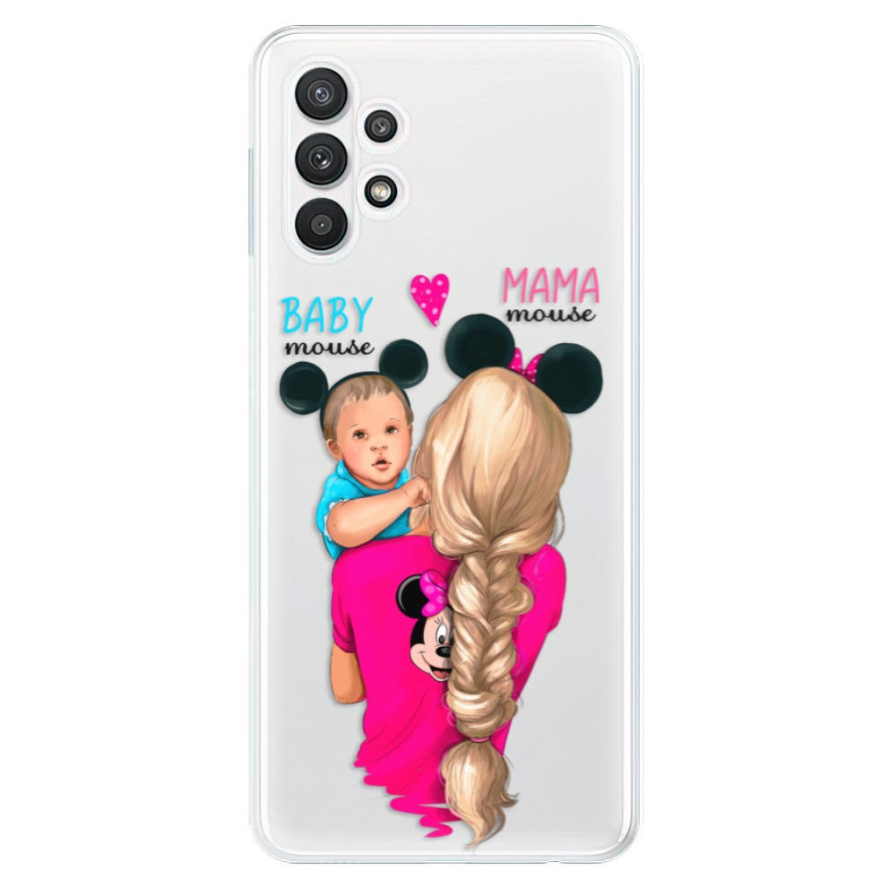 Odolné silikonové pouzdro iSaprio - Mama Mouse Blonde and Boy - Samsung Galaxy A32 5G