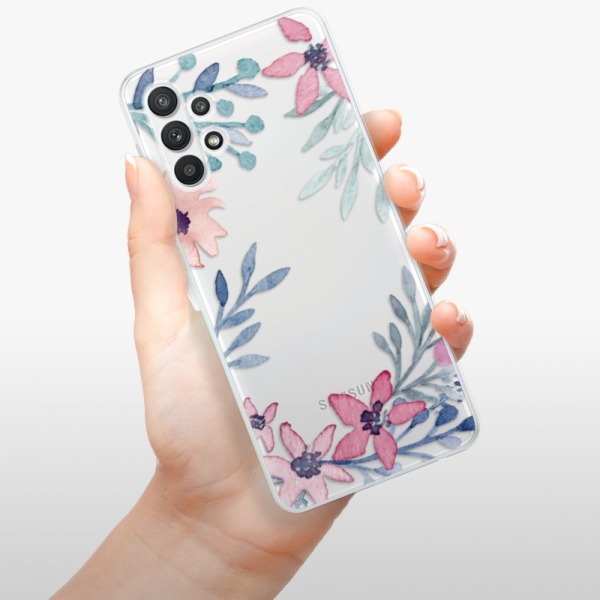 Silikonové pouzdro iSaprio - Samsung Galaxy A32 5G - Leaves and Flowers