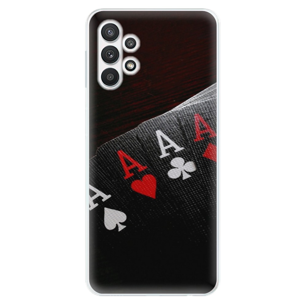 Odolné silikonové pouzdro iSaprio - Poker na mobil Samsung Galaxy A32 5G (Odolný silikonový kryt, obal, pouzdro iSaprio - Poker na mobilní telefon Samsung Galaxy A32 5G)