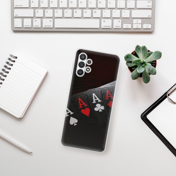 Silikonové pouzdro iSaprio - Samsung Galaxy A32 5G - Poker
