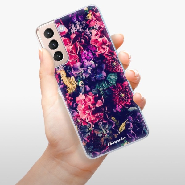 Silikonové pouzdro iSaprio - Samsung Galaxy S21 5G - Flowers 10