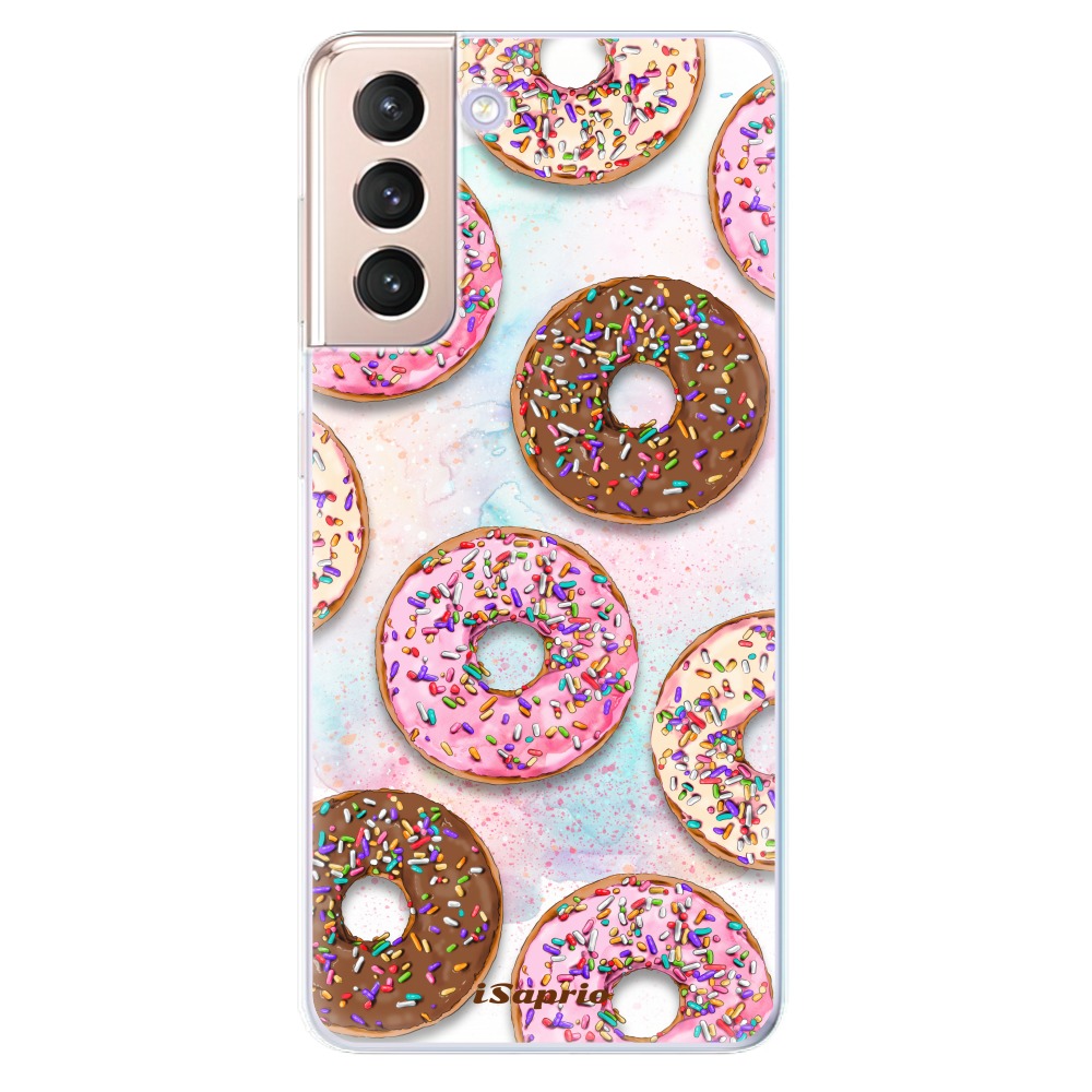 Odolné silikonové pouzdro iSaprio - Donuts 11 - Samsung Galaxy S21
