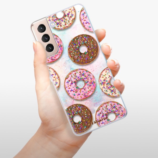 Silikonové pouzdro iSaprio - Samsung Galaxy S21 5G - Donuts 11