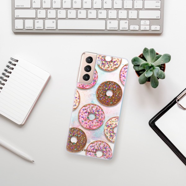 Silikonové pouzdro iSaprio - Samsung Galaxy S21 5G - Donuts 11