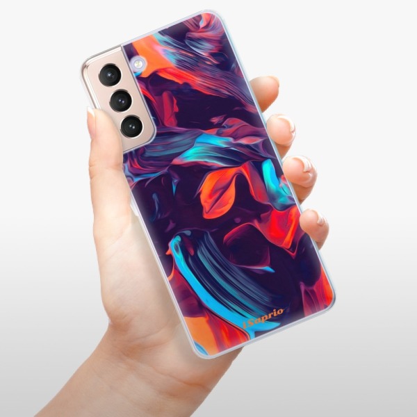 Silikonové pouzdro iSaprio - Samsung Galaxy S21 5G - Color Marble 19