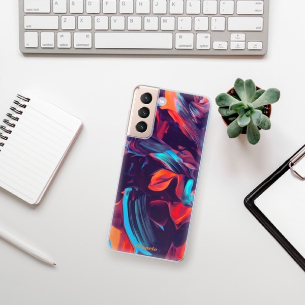 Silikonové pouzdro iSaprio - Samsung Galaxy S21 5G - Color Marble 19