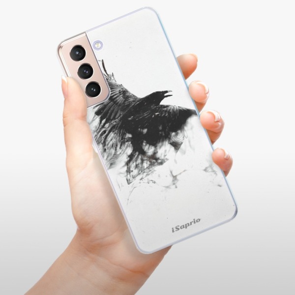 Silikonové pouzdro iSaprio - Samsung Galaxy S21 5G - Dark Bird 01