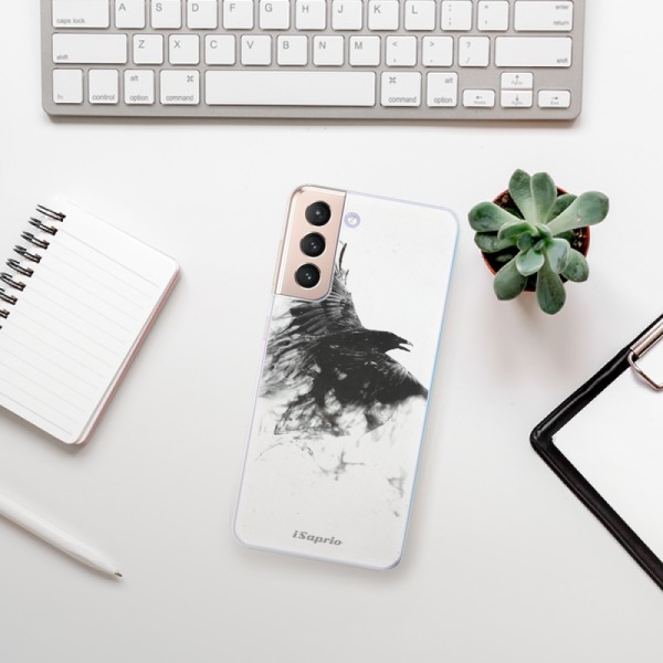 Silikonové pouzdro iSaprio - Samsung Galaxy S21 5G - Dark Bird 01