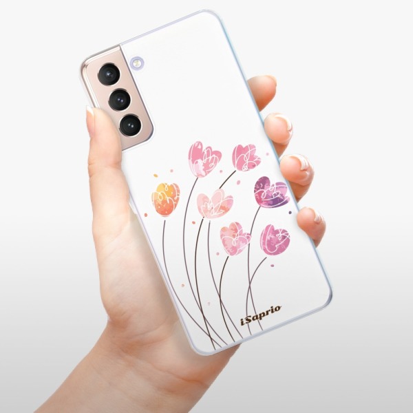 Silikonové pouzdro iSaprio - Samsung Galaxy S21 5G - Flowers 14
