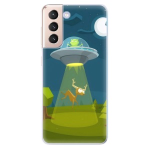 Odolné silikonové pouzdro iSaprio - Alien 01 na mobil Samsung Galaxy S21 5G