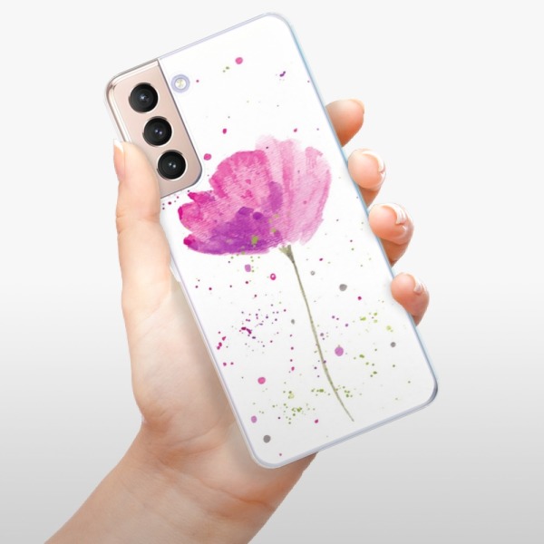 Silikonové pouzdro iSaprio - Samsung Galaxy S21 5G - Poppies