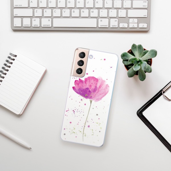 Silikonové pouzdro iSaprio - Samsung Galaxy S21 5G - Poppies