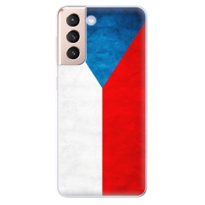 Silikonové pouzdro iSaprio - Samsung Galaxy S21 5G - Czech Flag