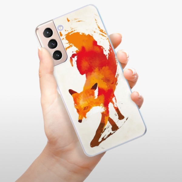 Silikonové pouzdro iSaprio - Samsung Galaxy S21 5G - Fast Fox